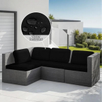 Veekindel sise&otilde;ue ruudukujuline kate v&auml;lidiivani istmepadja katted aias rotangist tool Sektsioondiivanikatted M&ouml;&ouml;blikaitse Back cover must