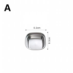 Korea stiilis maitseainen&otilde;u Kuld-h&otilde;bedane roostevabast terasest grillkaste taldrik Lauan&otilde;ud BBQ restorani k&ouml;&ouml;git&ouml;&ouml;riist