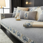 Uus Hiina stiilis esmaklassiline diivanipadi nelja hooaja universaalne libisemisvastane &scaron;enillist istmepadi k&otilde;rgekvaliteediline kombineeritud diivani katteriie 70*70cm