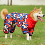 Talvine &uuml;lisoe jope, paksendatud puuvillane jope, veekindel Akita koerte riided v&auml;ikeste ja keskmiste koerte prantsuse buldogi r&otilde;ivad XXXL