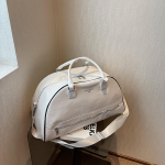 Moodne suure mahutavusega v&auml;rvikontrastiga reisikott Vabaaja &otilde;livaha nahast J&otilde;usaali spordikott Meeste naiste populaarne k&auml;ekott Crossbody kott
