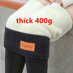 Naiste fliisvoodriga retuusid Talvised k&otilde;rge v&ouml;&ouml;kohaga k&otilde;hukontrolli termop&uuml;ksid ka&scaron;miir s&auml;&auml;rised plusssuuruses S-400g must