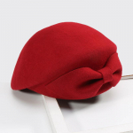 2019 Naiste Punane Pulmam&uuml;ts Naistele Vintage 100% Villavild Pillbox M&uuml;tsid Must Fascinator Talvised Fedorad Vibu Baret Kirikum&uuml;tsid One Size