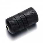 25 mm alumiiniumsulamist t&auml;toveeringu k&auml;epide koos tagavarrega 25 mm k&auml;epidemega t&auml;toveeringutoru otsakomplekt mitmev&auml;rviline must