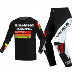 motokrossi k&auml;igukomplekt lastele 4 5 6 7 8 9 10 11 12 13 aastat Noor laps Mootorrattapoiss t&uuml;druk Jersey Pant Kits v&otilde;istluskost&uuml;&uuml;m Off-road Enduro MX MTB M-22