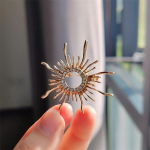 Metallist Heliose m&auml;rgi pross, imitatsioon kristallist superv&auml;lk, temperament korsaaž, mood &uuml;likond manteln&otilde;el