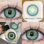 EYESHARE Colored Contact Lenses Bright Blue Fashion Annual Disposable Soft Lenses Gray Contact Lenses Green Fashion Colored Lenses 1 Pair
