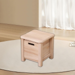 Puidust panipaik majapidamises kasutatav v&auml;ike kaasaskantav ruumi kokkuhoid koos sahtlikinga vahetamisega 30cmx30cmx30cm_Wood beige