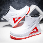 Sama suvine veekindel vihmakummikud, pealiskingad, v&auml;litingimustes libisemiskindlad moekad l&uuml;hikese s&auml;&auml;rega vihmakummikud, libisemiskindlad t&ouml;&ouml;jalatsid 35-36 valge