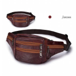 Ehtsast nahast v&ouml;&ouml;kotid Nahast multifunktsionaalsed &auml;ri meeste rinna- ja v&ouml;&ouml;kotid Kassapidaja kott Spordi jooksmise mobiiltelefoni v&ouml;&ouml;kotid Naiste sadulkott 31.5cm*12cm