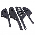 S&uuml;sinikkiust siseukse k&auml;etoe klaasist nupu dekoratiivsed kleebised Honda Civicu modifikatsioonitarvikud 10. 2017 18 2019 2020 jaoks