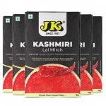 JK Kashmiri t&scaron;illipulber 100g*5 (Pakis 5) - Puhas ja Looduslik | K&auml;sitsi Korjatud P&auml;ikesekuivatatud T&scaron;illid | Ilma Lisatud V&auml;rvaineteta | 100% Autentne Maitse