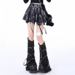 Gooti Naiste Hall A-l&otilde;ikeline Seelik Y2k Mini Punk Seelikud 90ndate Esteetiline Elegantne Harajuku Vintage Denimseelik 2000ndate Riietus Suvi M hall