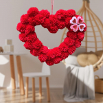 S&uuml;damekujuline p&auml;rg Yst&auml;v&auml;np&auml;iv&auml; rippuva sisekujundusega esiukse kunstlik vanik