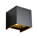 6W LED ruudukujuline &uuml;les- ja allapoole suunatud valgus, moodne elutoa magamistoa seinavalgusti, reguleeritava valgusnurgaga