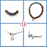 Pierres et Min&eacute;raux. Parure Bracelet Collier Perles Malachite du Congo + Am&eacute;thyste + bois 8 Taille personnalisable.