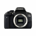Canon 750D peegelkaamera kere must