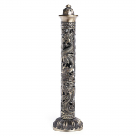 Antiikne Vanaaegne Vask Vertikaalne Viirukipulk P&otilde;letile &Otilde;&otilde;nes Nikerdustega Draakon F&ouml;&ouml;niks Metallist Torn Tuhap&uuml;&uuml;dja Viirukip&otilde;leti A