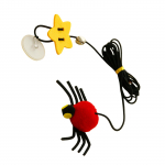 Kiikuv rippuv elastne k&ouml;is M&auml;ngukepp Kellukell &Auml;mblik Vastupidavus kassim&auml;nguasi toakassidele R