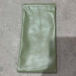 Pehmest Pu-nahast prillikoti &uuml;mbrised Veekindlad andmekaabli k&otilde;rvaklappide hoiukott roheline