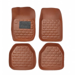 4 tk Mustad Auto P&otilde;randamatid Jalamatid Vaibad Autostiil Libisemisvastane ja Vastupidav Universaalne Automatile Auto Sisustustarvikud oranž