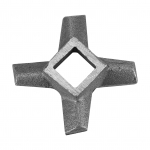 Ristikujuline professionaalne terasest k&ouml;&ouml;gilihaveski teraga hakklihamasin, osa nr 5