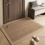 Linane sissep&auml;&auml;sumatt Kerge luksus Kootud vaip Wabi-Sabi sissep&auml;&auml;sumatt Jaapani uks Libisemiskindel sissep&auml;&auml;sumatt 60 * 120cm