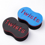 Figuuri kaheksa lokkis juuste keerdumisk&auml;sn &ndash; must Red edge