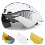 Wildside Triatloni TT Kiiver magnetprillidega - Uus v&otilde;istlusvalmis jalgrattakiiver One Size