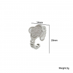 Moodne isikup&auml;rastatud disain neljalehelise ristiku s&otilde;rmus t&uuml;druku temperamendiga magus ja lahe stiil, reguleeritav avanemisr&otilde;ngas