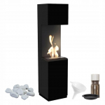 Portal Bioethanol fireplace SIERRA T&Uuml;V black set must