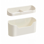 Plastikust vihmavarjuhoidja Kodu Punch-Free Vihmavarustuse hoiuriiul Siseruumides riputatav Pikk l&uuml;hikese k&auml;epidemega vihmavarjude n&otilde;rgutusrestid Ukse taga