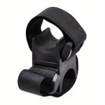 Mitmeotstarbeline jalgrattarihm Taskulambi LED-hoidik Jalgrattaluku klambrihoidja kinnitusrihma m&auml;gijalgratta tarvikud must