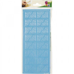 PEEL OFF'S COIN BLEU 105x232