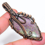 Purpurite Handmade Copper Wire Wrap Jewelry Pendant 2.96 z2k05