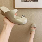 Suvised varbavahega v&auml;ljal&otilde;igetega naiste sussid elegantsed kleidikandjad slaidid naistele tantsupidu ballikingad 39 heleroheline v&auml;rv