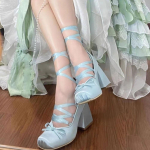 Dropship Paksude Kontsadega Lolita Kingad Naiste Mary Jane Kingad Kevad Suvi S&uuml;gis Mood Mugavad Naiste Tantsukingad Pumbad 39 gray