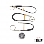 EWR5553 Akna t&otilde;stuki remondikomplekt parempoolsele uksele Mitsubishi Colt CZC Cabriolet RG 2006-2009 98031402