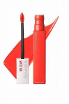 Maybelline New York Vedel matt huulepulk, P&uuml;siv, Kestab 16 tundi, Superstay Matte Ink, 25 Heroine, 5ml