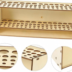 67 auguga v&auml;rvipintslihoidja alus puidust v&auml;rvipintsli alus Laud korraldaja meigipintsli riiul v&auml;rvimistarvikute jaoks