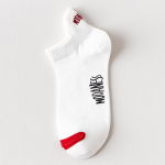 1/5/10 paari naiste pahkluusokke Hingavad Madalad L&uuml;hikesed Sokid Vabaaja Sport Kulumiskindlad Mood Neli Aastaaega T&auml;nav Libisemiskindlad Sokid 1Pair valge