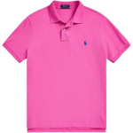 Polo Ralph Lauren Custom Slim Fit Puuvillane Pique Polo S&auml;rk Meeste pealisr&otilde;ivad Roosa MNPOKNI1N823387-650 M