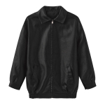 Naiste jakid kunstnahast pikkade varrukatega rev Lukuga lahti jakk S&uuml;giskevadine mootorrattapommitaja Topid Puhkuse vabaajar&otilde;ivad 2XL