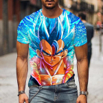 Dragon Ball Z Beebikost&uuml;&uuml;m Son Goku Laste Suvine Meeste T-s&auml;rk Anime Multifilmiprint Valge Must Poiste ja T&uuml;drukute Top S