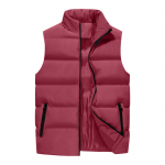 Vabaaja meeste vest Meeste lahtine ja talvel soe udusule puuvillane vestmantel XXXXL punane