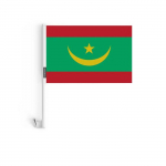Drapeau - Mauritanie - 10 t&uuml;kki - 14 x 21 cm - pol&uuml;ester - matt ja plastist
