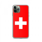 Coque iPhone &ndash; iPhone 11 Pro &ndash; Drapeau Suisse &ndash; Supp &ndash; Mitmev&auml;rviline &ndash; L&auml;bipaistev silikoon