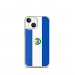 Coque iPhone &ndash; Drapeau Salvador &ndash; iPhone 13 mini &ndash; Supp &ndash; Mitmev&auml;rviline &ndash; Vertikaalne