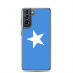Coque T&eacute;l&eacute;phone &ndash; Samsung &ndash; Galaxy S21 Plus &ndash; Drapeau Somalie &ndash; Souple &ndash; mitmev&auml;rviline