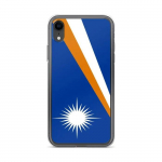 Coque T&eacute;lephone Drapeau &Icirc;les Marshall &ndash; iPhone XR